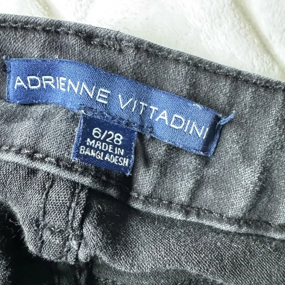 Adrienne Vittadini Black Skinny Jeans High-Rise Modern Fit - Picture 4 of 4